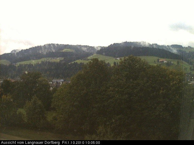 Webcam-Bild: Aussicht vom Dorfberg in Langnau 20101001-100500