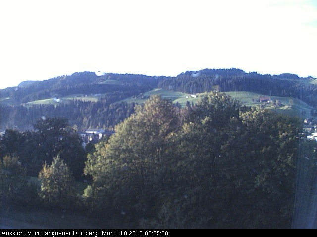 Webcam-Bild: Aussicht vom Dorfberg in Langnau 20101004-080500
