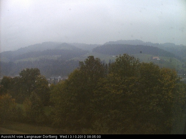 Webcam-Bild: Aussicht vom Dorfberg in Langnau 20101013-080500