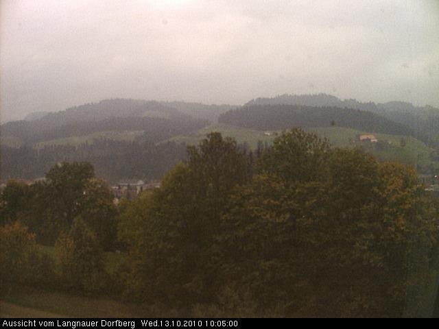 Webcam-Bild: Aussicht vom Dorfberg in Langnau 20101013-100500