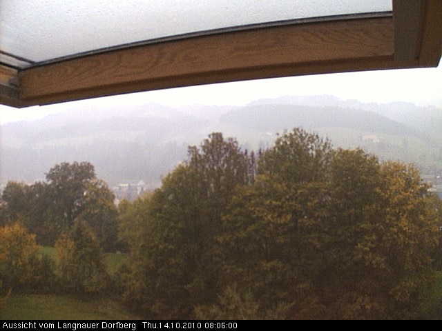 Webcam-Bild: Aussicht vom Dorfberg in Langnau 20101014-080500