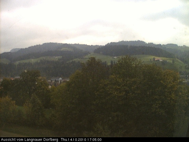 Webcam-Bild: Aussicht vom Dorfberg in Langnau 20101014-170500