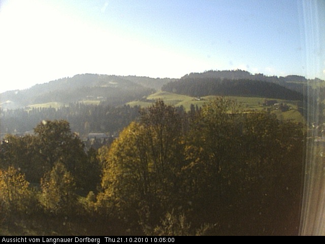 Webcam-Bild: Aussicht vom Dorfberg in Langnau 20101021-100500
