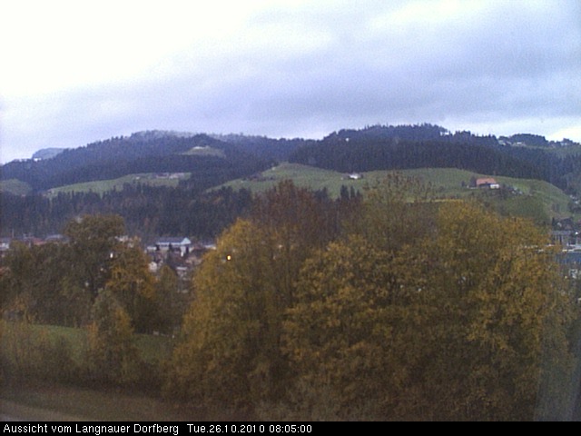 Webcam-Bild: Aussicht vom Dorfberg in Langnau 20101026-080500