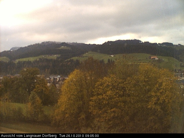 Webcam-Bild: Aussicht vom Dorfberg in Langnau 20101026-090500