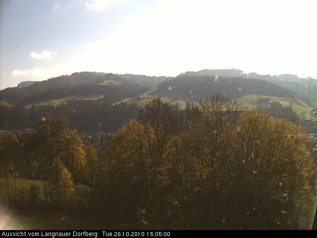 Webcam-Bild: Aussicht vom Dorfberg in Langnau 20101026-150500