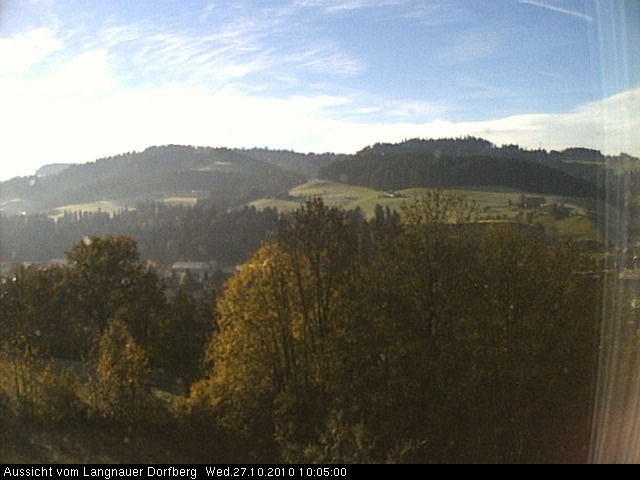 Webcam-Bild: Aussicht vom Dorfberg in Langnau 20101027-100500
