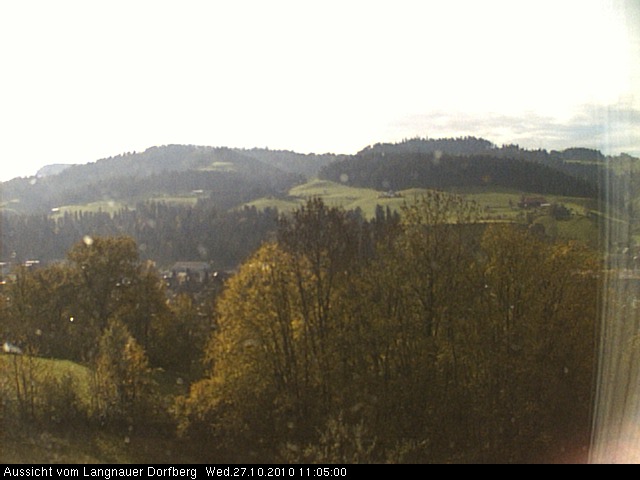 Webcam-Bild: Aussicht vom Dorfberg in Langnau 20101027-110500