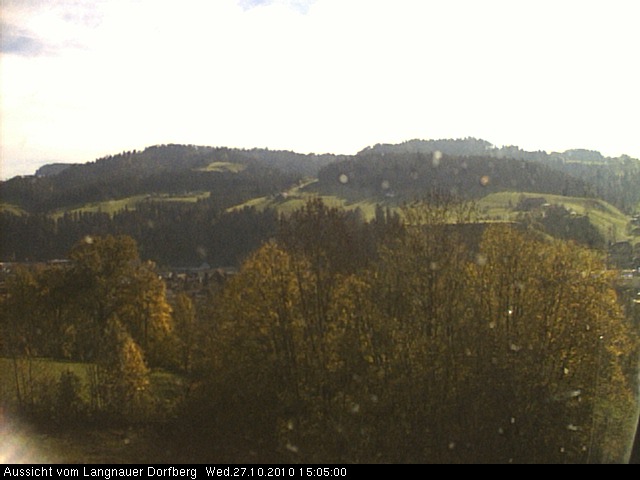 Webcam-Bild: Aussicht vom Dorfberg in Langnau 20101027-150500