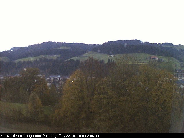Webcam-Bild: Aussicht vom Dorfberg in Langnau 20101028-080500