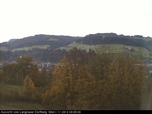 Webcam-Bild: Aussicht vom Dorfberg in Langnau 20101101-080500
