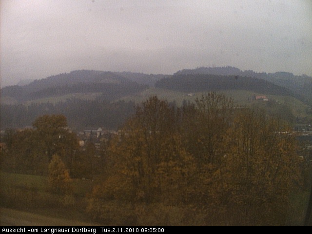Webcam-Bild: Aussicht vom Dorfberg in Langnau 20101102-090500