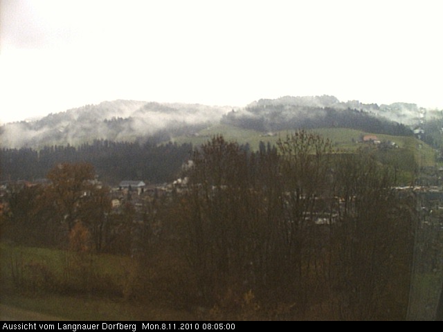 Webcam-Bild: Aussicht vom Dorfberg in Langnau 20101108-080500