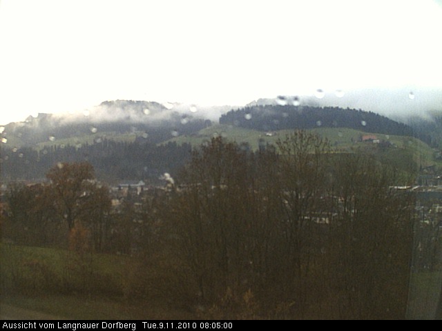 Webcam-Bild: Aussicht vom Dorfberg in Langnau 20101109-080500