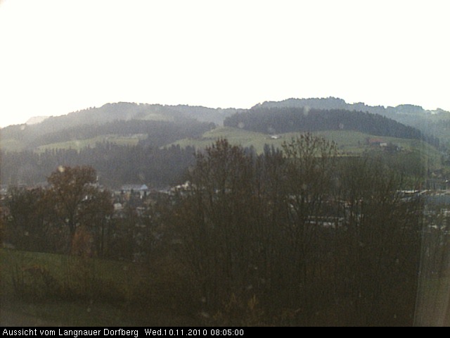Webcam-Bild: Aussicht vom Dorfberg in Langnau 20101110-080500