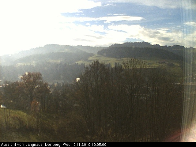 Webcam-Bild: Aussicht vom Dorfberg in Langnau 20101110-100500