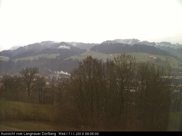 Webcam-Bild: Aussicht vom Dorfberg in Langnau 20101117-080500
