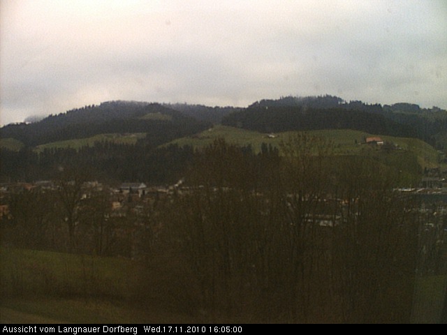 Webcam-Bild: Aussicht vom Dorfberg in Langnau 20101117-160500