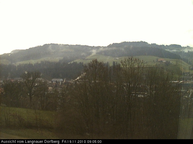 Webcam-Bild: Aussicht vom Dorfberg in Langnau 20101119-090500