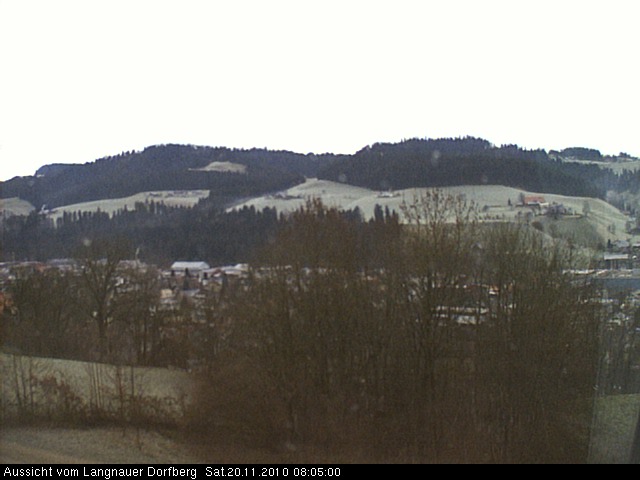 Webcam-Bild: Aussicht vom Dorfberg in Langnau 20101120-080500