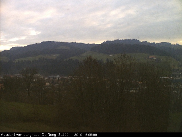 Webcam-Bild: Aussicht vom Dorfberg in Langnau 20101120-160500