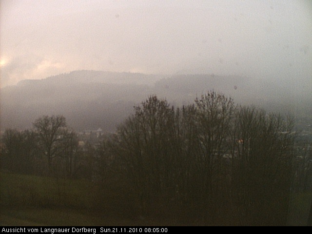 Webcam-Bild: Aussicht vom Dorfberg in Langnau 20101121-080500