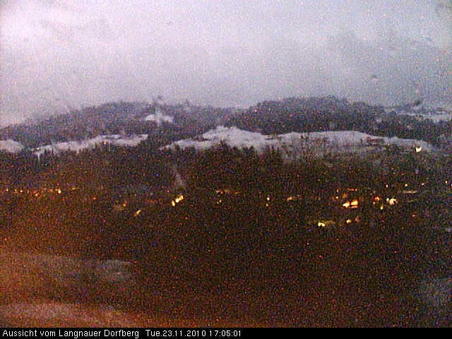 Webcam-Bild: Aussicht vom Dorfberg in Langnau 20101123-170500