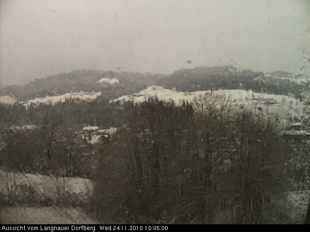 Webcam-Bild: Aussicht vom Dorfberg in Langnau 20101124-100500