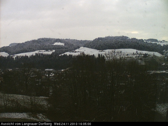Webcam-Bild: Aussicht vom Dorfberg in Langnau 20101124-160500
