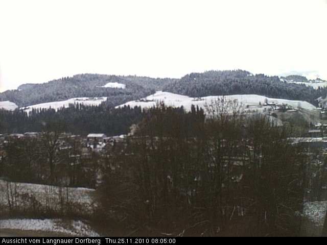 Webcam-Bild: Aussicht vom Dorfberg in Langnau 20101125-080500