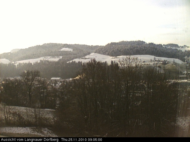 Webcam-Bild: Aussicht vom Dorfberg in Langnau 20101125-090500