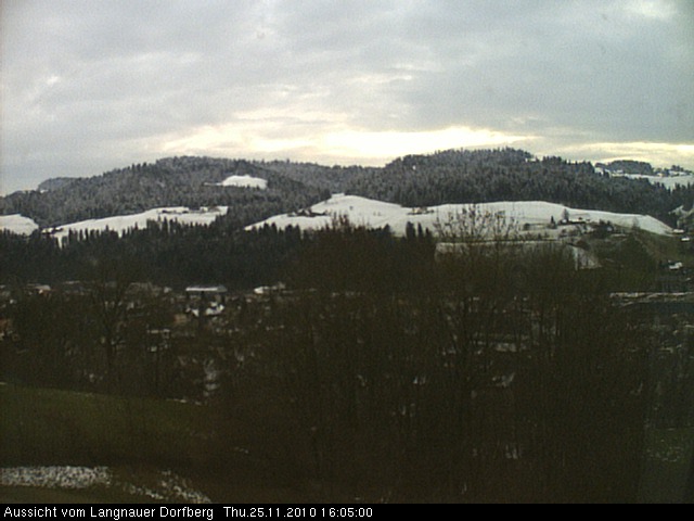 Webcam-Bild: Aussicht vom Dorfberg in Langnau 20101125-160500