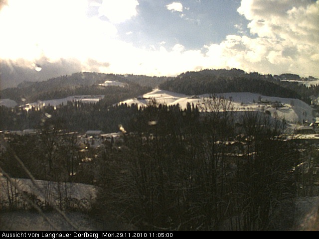 Webcam-Bild: Aussicht vom Dorfberg in Langnau 20101129-110500