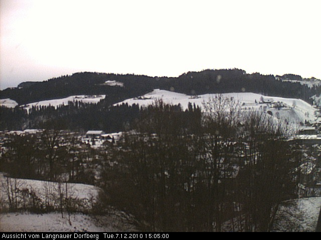 Webcam-Bild: Aussicht vom Dorfberg in Langnau 20101207-150500