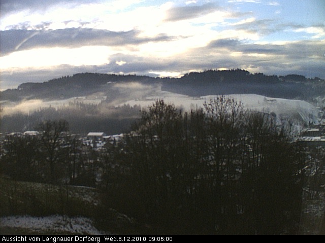 Webcam-Bild: Aussicht vom Dorfberg in Langnau 20101208-090500