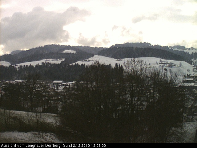 Webcam-Bild: Aussicht vom Dorfberg in Langnau 20101212-120500