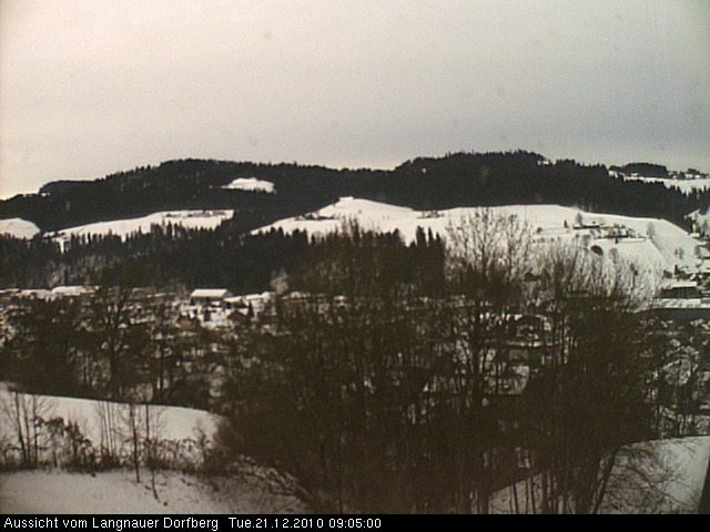 Webcam-Bild: Aussicht vom Dorfberg in Langnau 20101221-090500