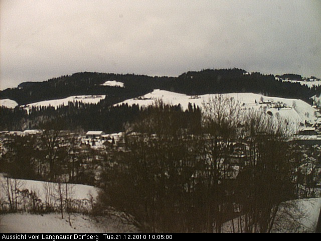 Webcam-Bild: Aussicht vom Dorfberg in Langnau 20101221-100500