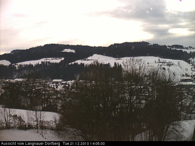 Webcam-Bild: Aussicht vom Dorfberg in Langnau 20101221-140500