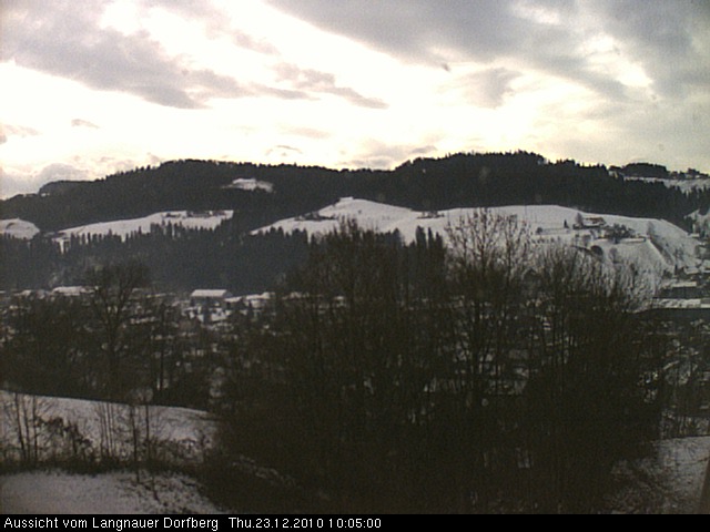 Webcam-Bild: Aussicht vom Dorfberg in Langnau 20101223-100500