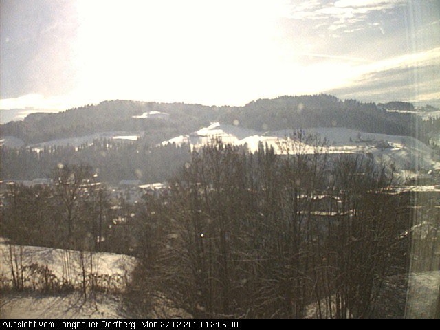 Webcam-Bild: Aussicht vom Dorfberg in Langnau 20101227-120500