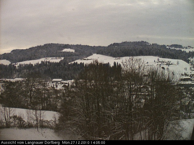 Webcam-Bild: Aussicht vom Dorfberg in Langnau 20101227-140500