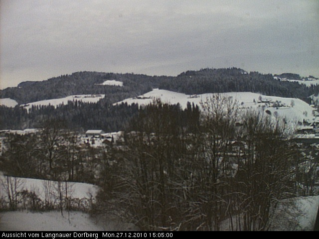 Webcam-Bild: Aussicht vom Dorfberg in Langnau 20101227-150500