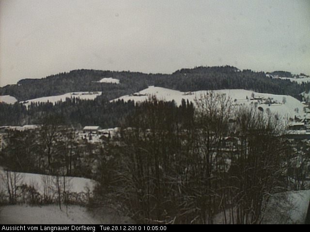 Webcam-Bild: Aussicht vom Dorfberg in Langnau 20101228-100500