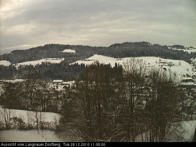 Webcam-Bild: Aussicht vom Dorfberg in Langnau 20101228-110500