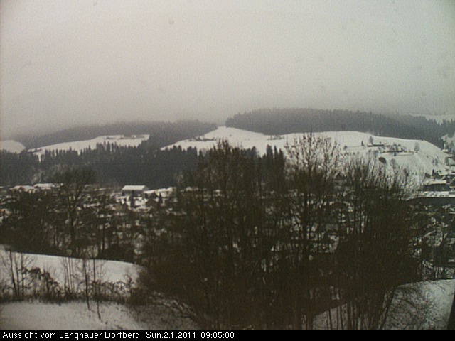 Webcam-Bild: Aussicht vom Dorfberg in Langnau 20110102-090500