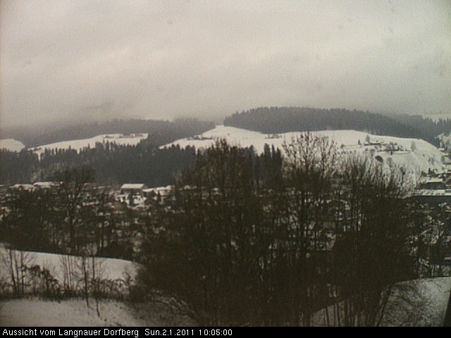 Webcam-Bild: Aussicht vom Dorfberg in Langnau 20110102-100500