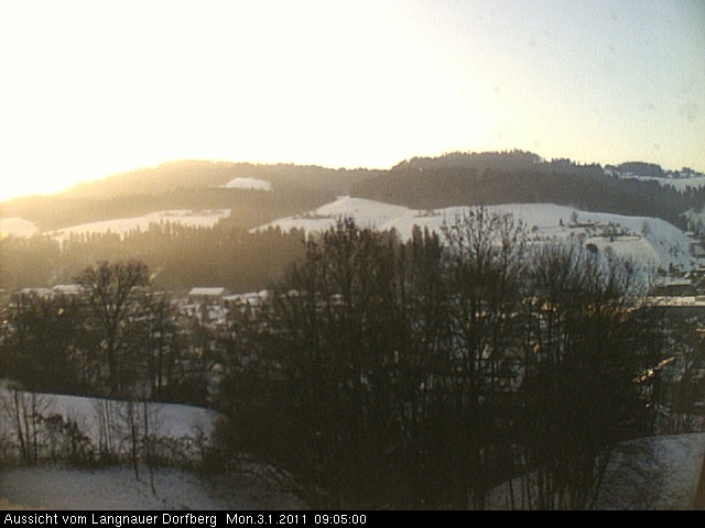Webcam-Bild: Aussicht vom Dorfberg in Langnau 20110103-090500