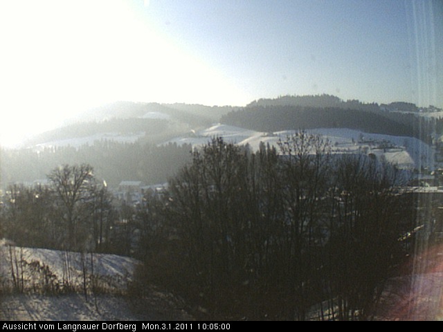 Webcam-Bild: Aussicht vom Dorfberg in Langnau 20110103-100500