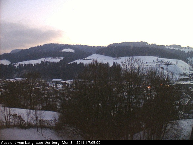 Webcam-Bild: Aussicht vom Dorfberg in Langnau 20110103-170500